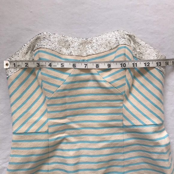 Lilly Pulitzer Remi Strapless Blue Horizon Mini Dress - Picture 3 of 13